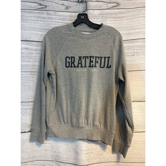 Spiritual Gangster Grateful Gray Sweatshirt Size S - Picture 1 of 3